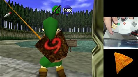how to catch the biggest fish in ocarina of time|Catching the ultimate big large fish of the fishing pond .